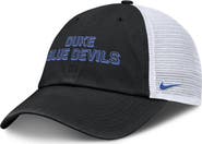 Nike Men's Nike Black Duke Blue Devils 2025 Gameday On-Field Club Adjustable Trucker Hat