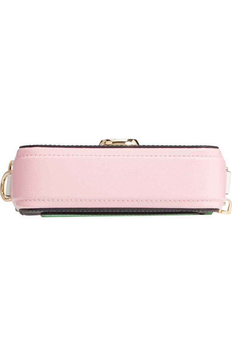 Marc Jacobs The Colorblocked Snapshot Bag, Alternate, color, Black