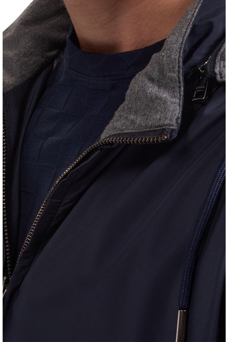 Performance Jacket with Removable Hood, Alternate, color, NAVY