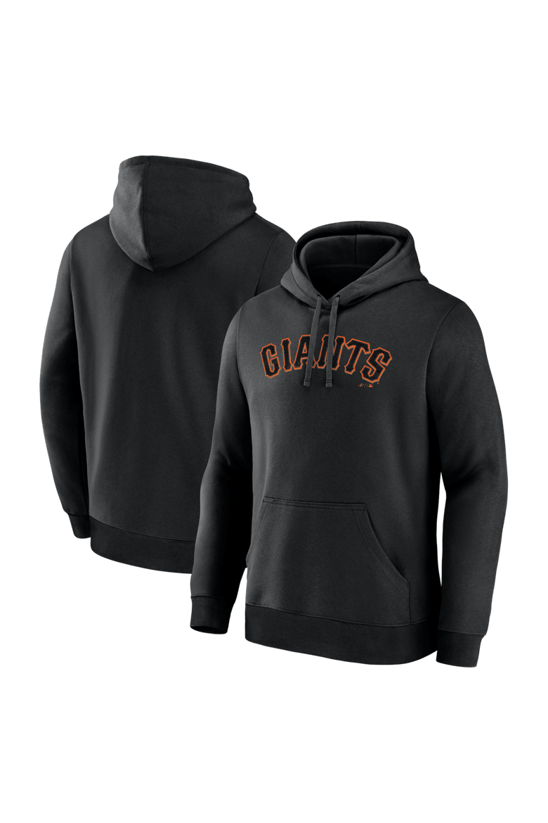 Men's Logo Athletic Black San Francisco Giants Wordmark Hoodie, Main, color, Black