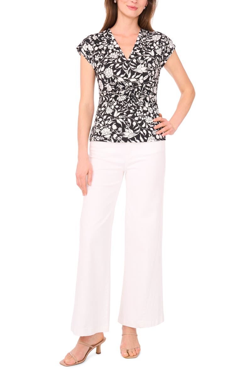 Vince Camuto Twist Knit Top, Alternate, color, 