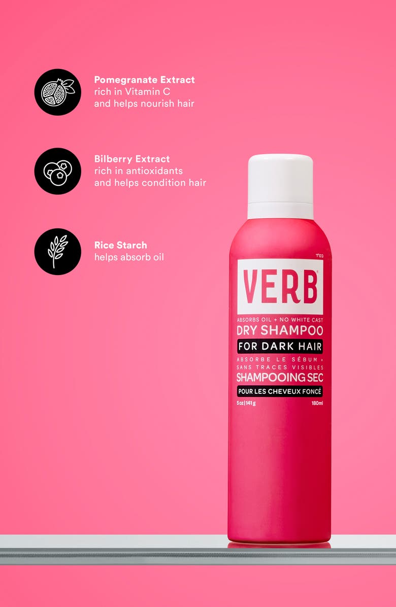 Verb Dry Shampoo Dark, Alternate, color,