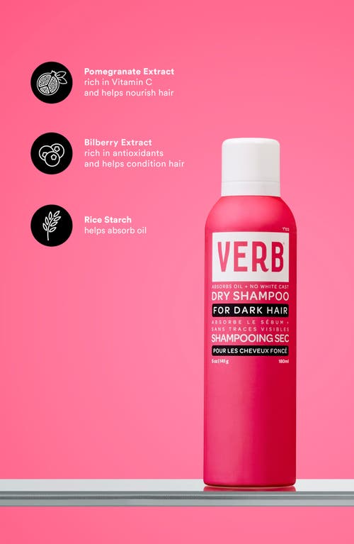 Verb Dry Shampoo Dark In Transparent