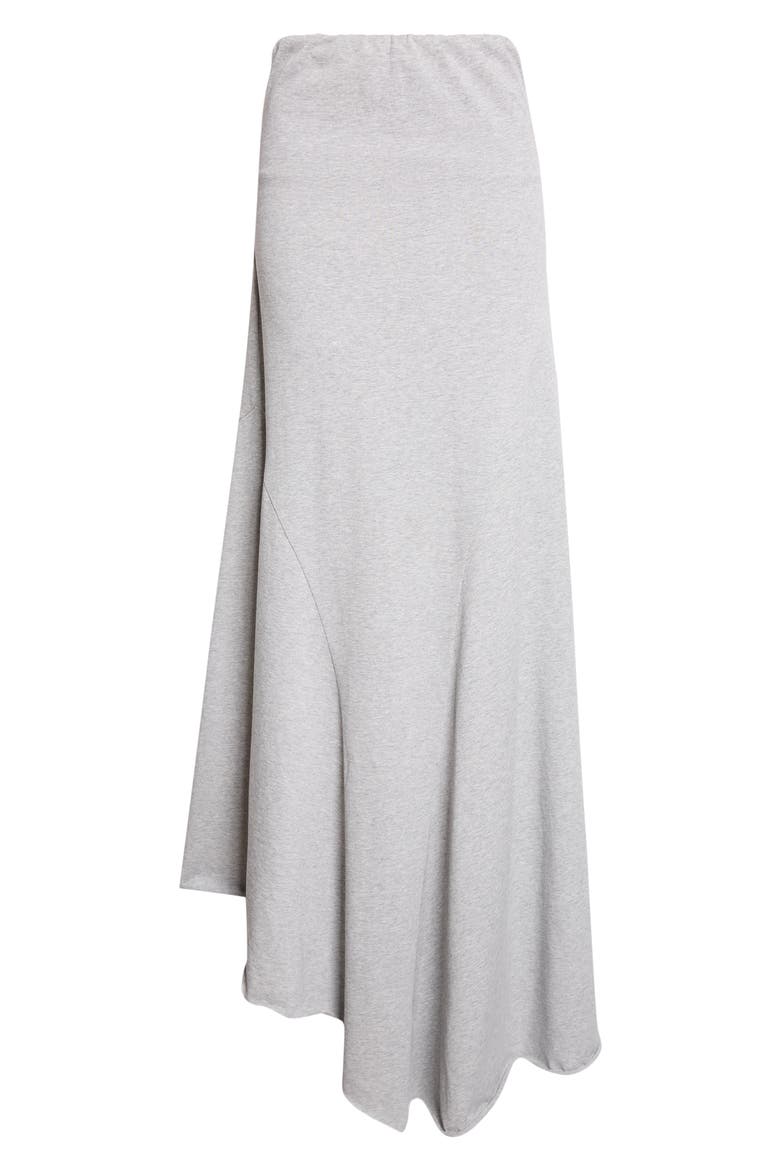 Asymmetric Wool Midi Skirt, Alternate, color, PUMICE