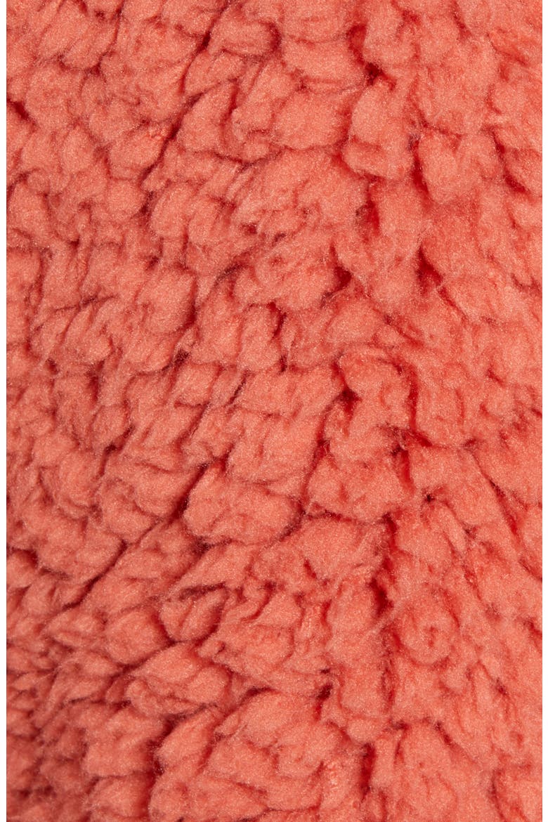 Long Faux Fur Jacket, Alternate, color, PINK DESERT