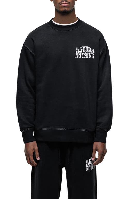 Good For Nothing Dakota Relaxed Sweatshirt In Black