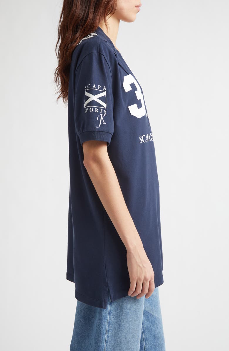 JULIE KEGELS x Scapa Graphic Polo, Alternate, color, Navy