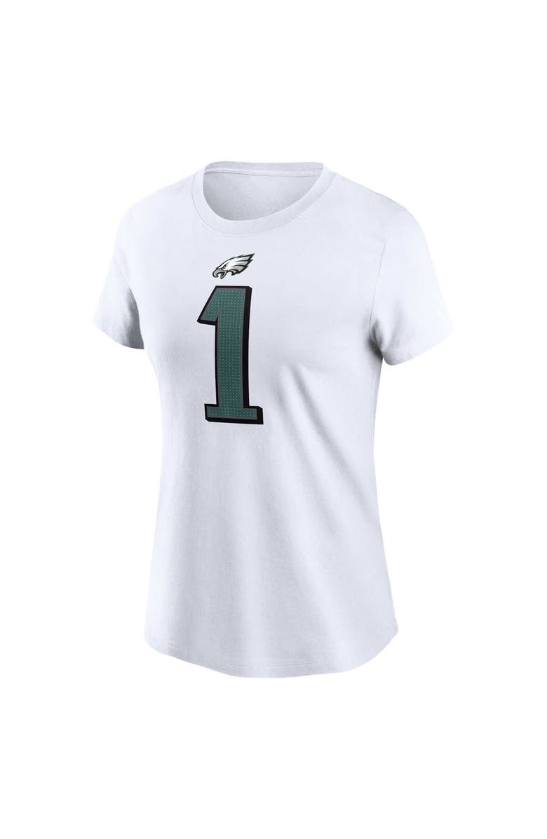 Nike Women's Nike Jalen Hurts White Philadelphia Eagles Player Name & Number T-Shirt, Alternate, color, White