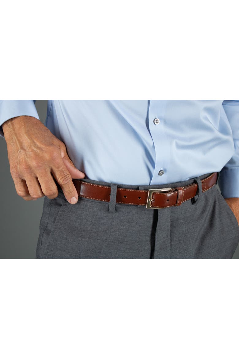 Classic 30mm Cortina Leather Belt, Alternate, color, Honey Maple