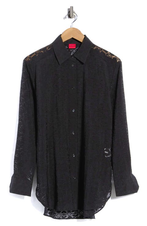 Oversize Button-Up Shirt