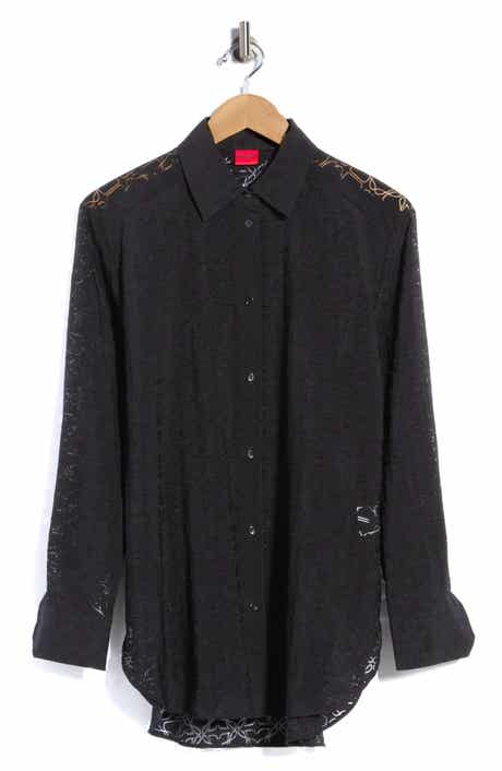 Oversize Button-Up Shirt