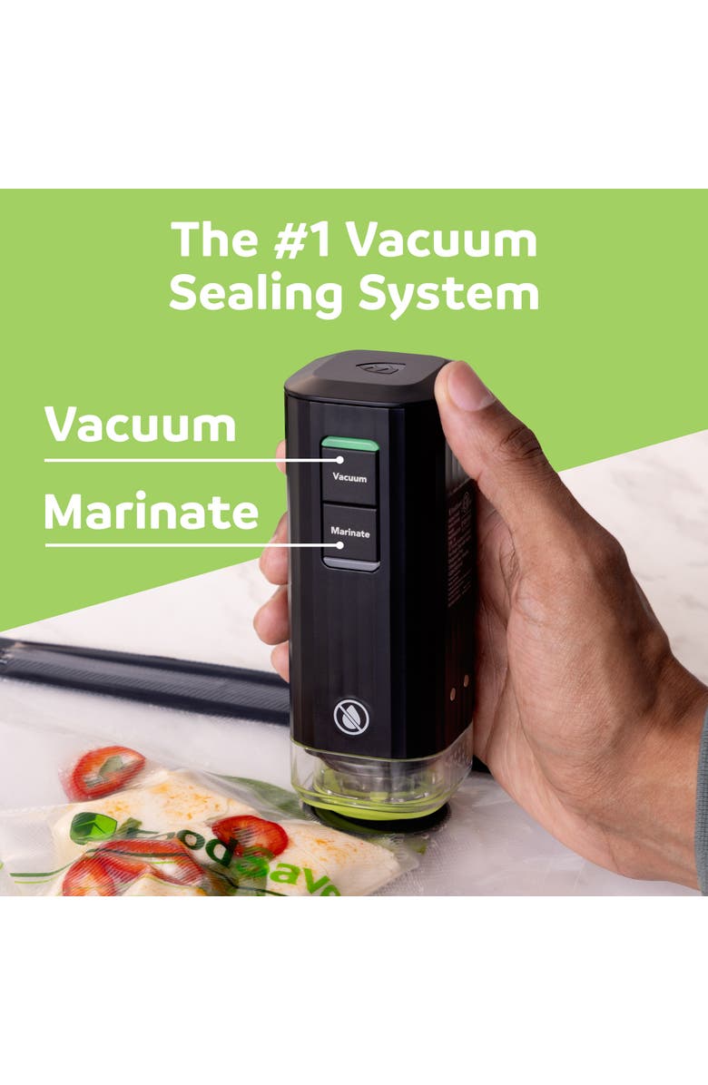 FOODSAVER Cordless Mini Vacuum Sealer with Starter Kit, Alternate, color, Black