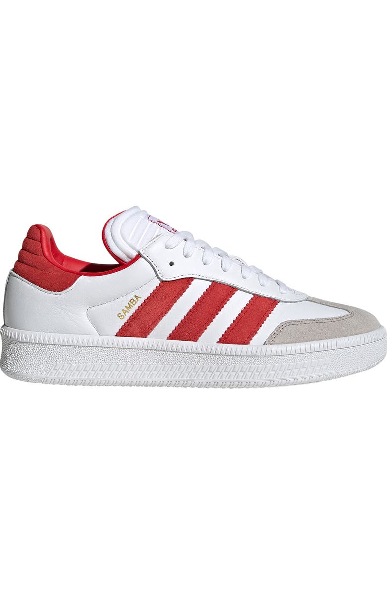 adidas Gender Inclusive Samba XLG Sneaker, Alternate, color, White/ Scarlet/ Clear Granite