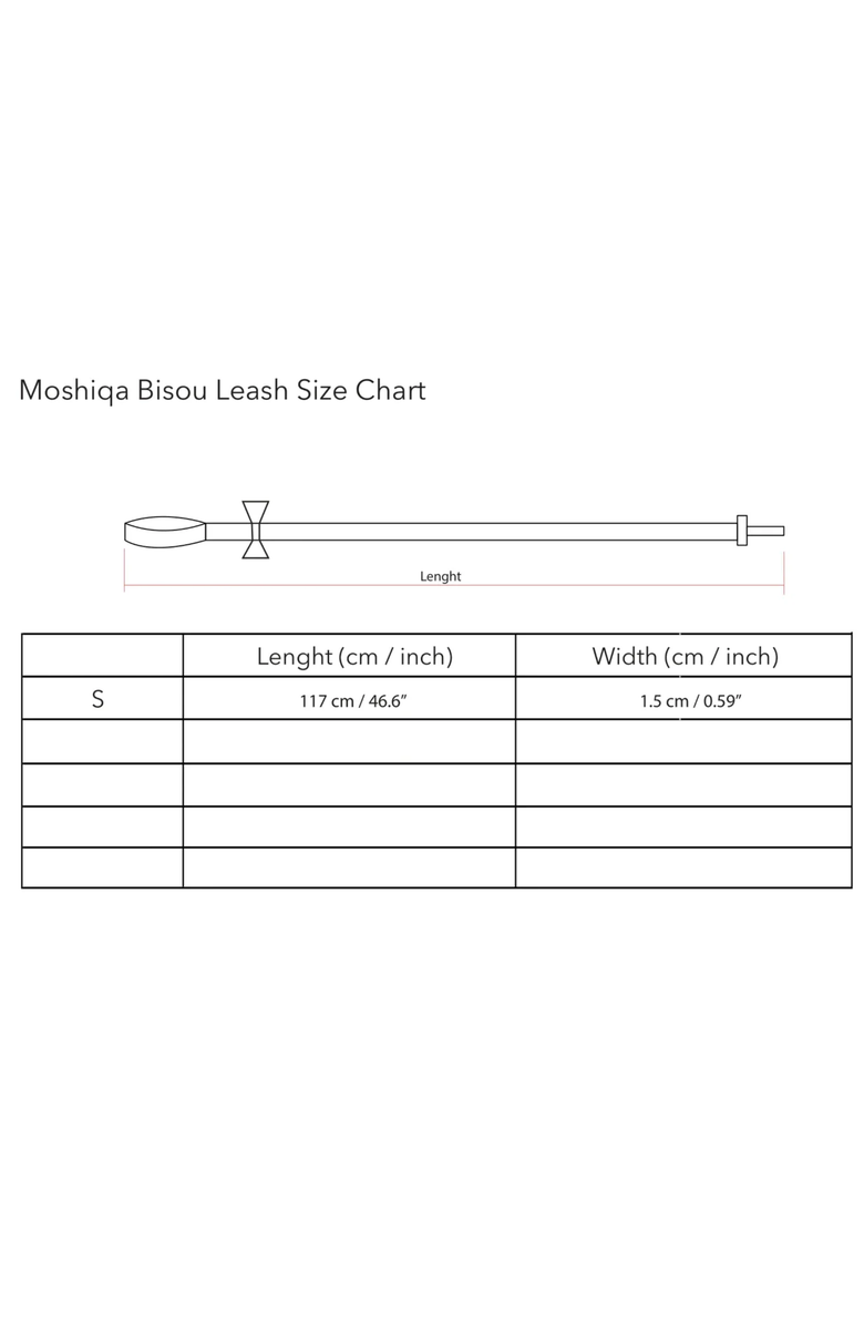 Moshiqa Bisou Dog Leash, Alternate, color, Red