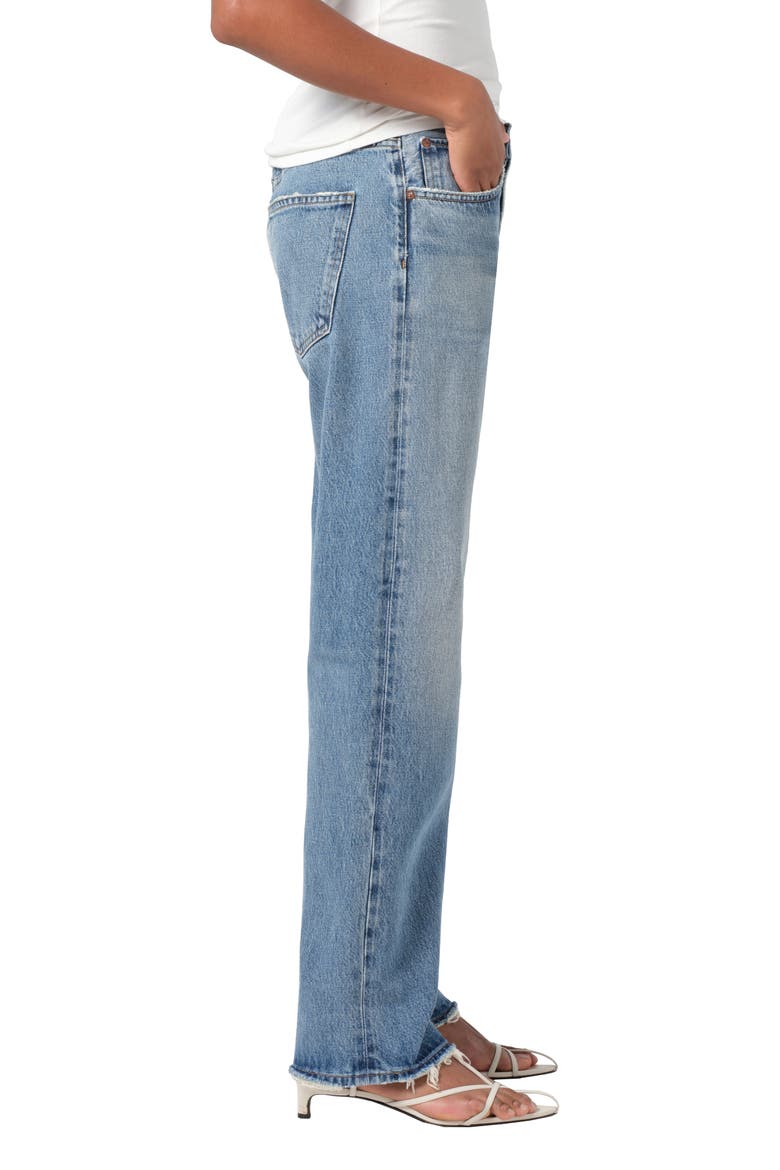 Fran Low Slung Loose Straight Leg Jeans, Alternate, color, REIGN