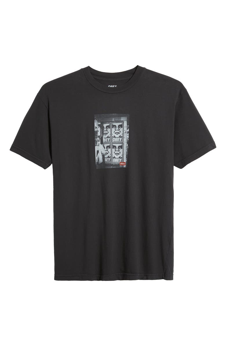 Obey Icon Photo Organic Cotton Graphic T-Shirt, Alternate, color,