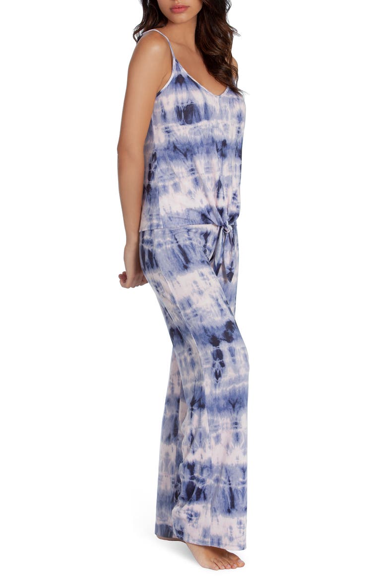 Tie Dye Pajamas, Alternate, color, BLUE