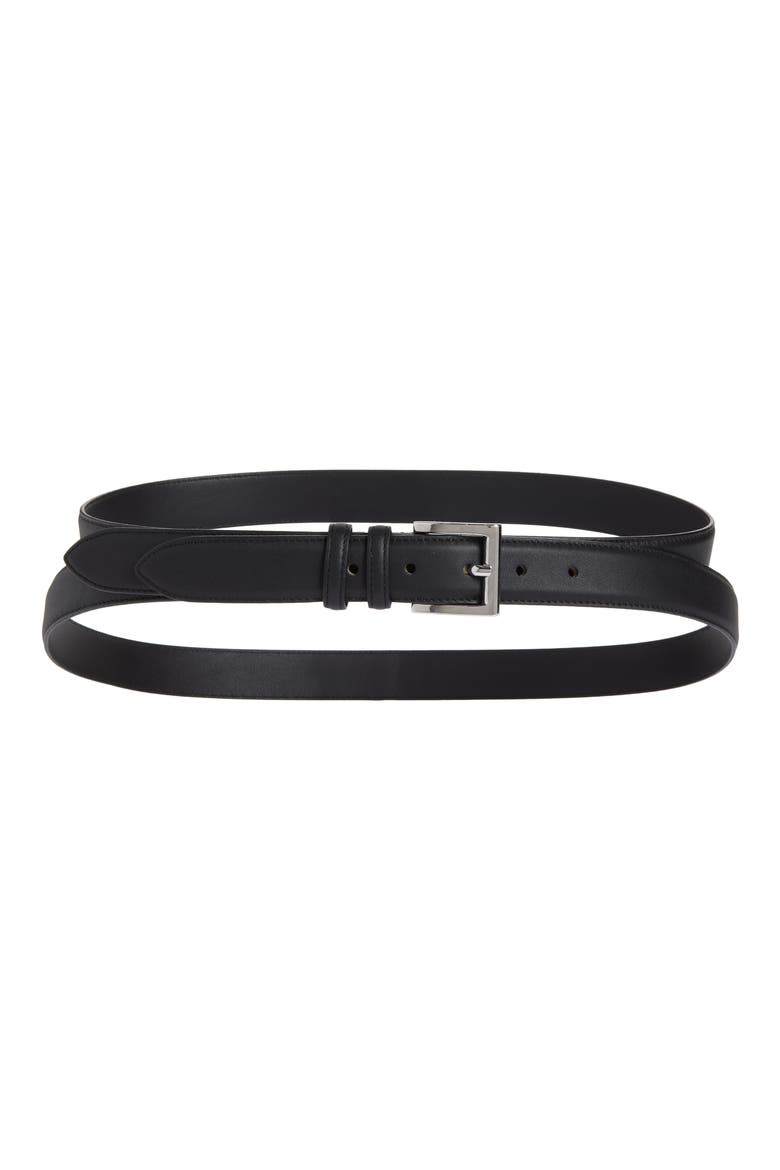 Aura Double Belt, Main, color, BLACK/ BLACK