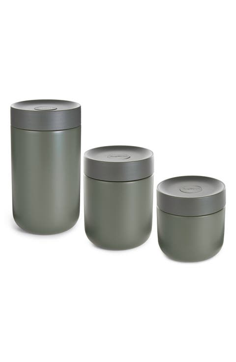 Nommie 3-Piece Stainless Steel Food Container Set