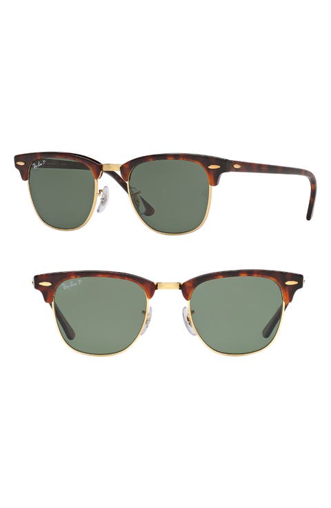 Classic Clubmaster 51mm Polarized Sunglasses