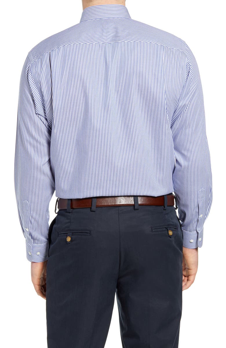 Nordstrom Men's Shop Smartcare<sup>™</sup> Classic Fit Stretch Stripe Dress Shirt, Alternate, color, 