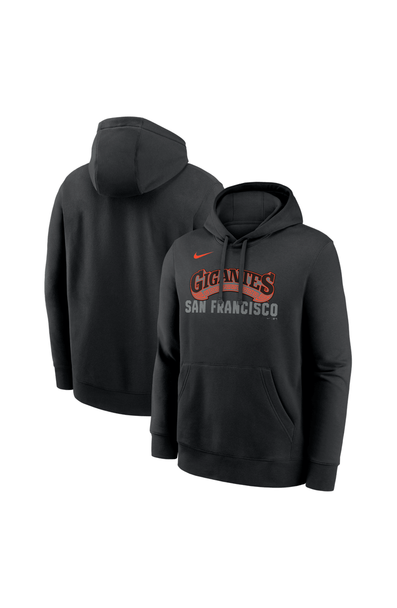 Nike Men's Nike  Black San Francisco Giants Alternate Club Fleece Hoodie, Main, color, Black