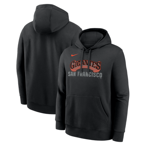 Men's Nike  Black San Francisco Giants Alternate Club Fleece Hoodie
