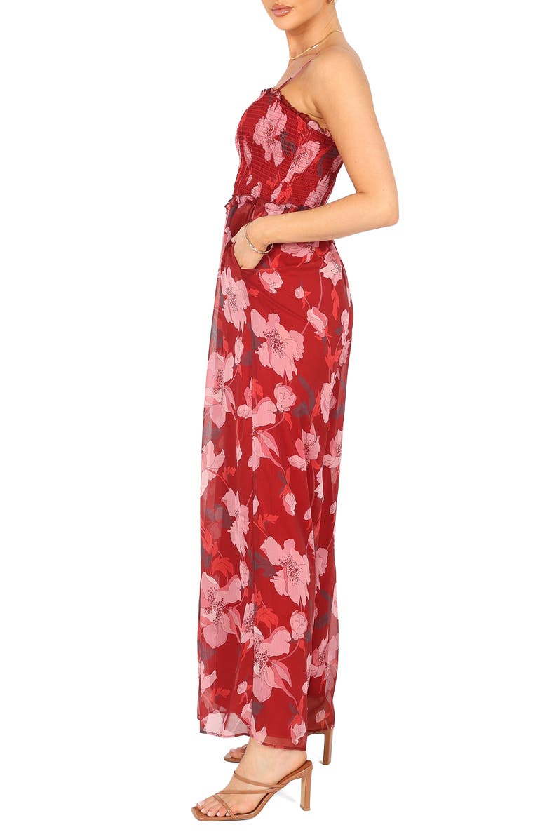 Petal & Pup Quinn Smocked Wide Leg Jumpsuit, Alternate, color,