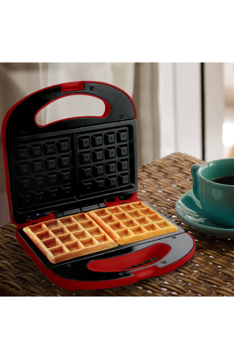 Better Chef Electric Nonstick Waffle Maker, Alternate, color, Red