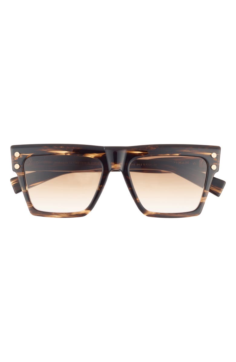 Balmain 54mm Square Novelty Sunglasses, Main, color,