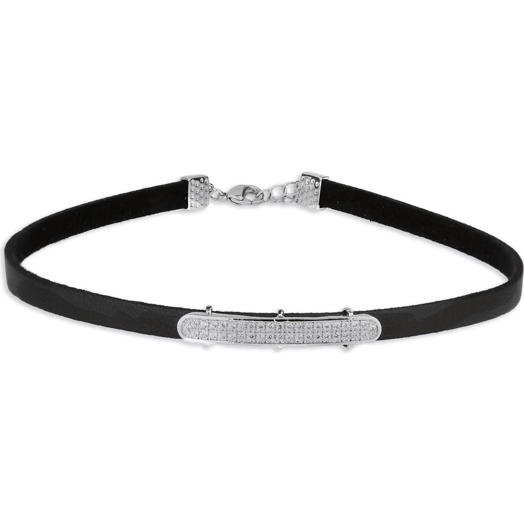 Saachi Western Chic Charm Choker Necklace In Black
