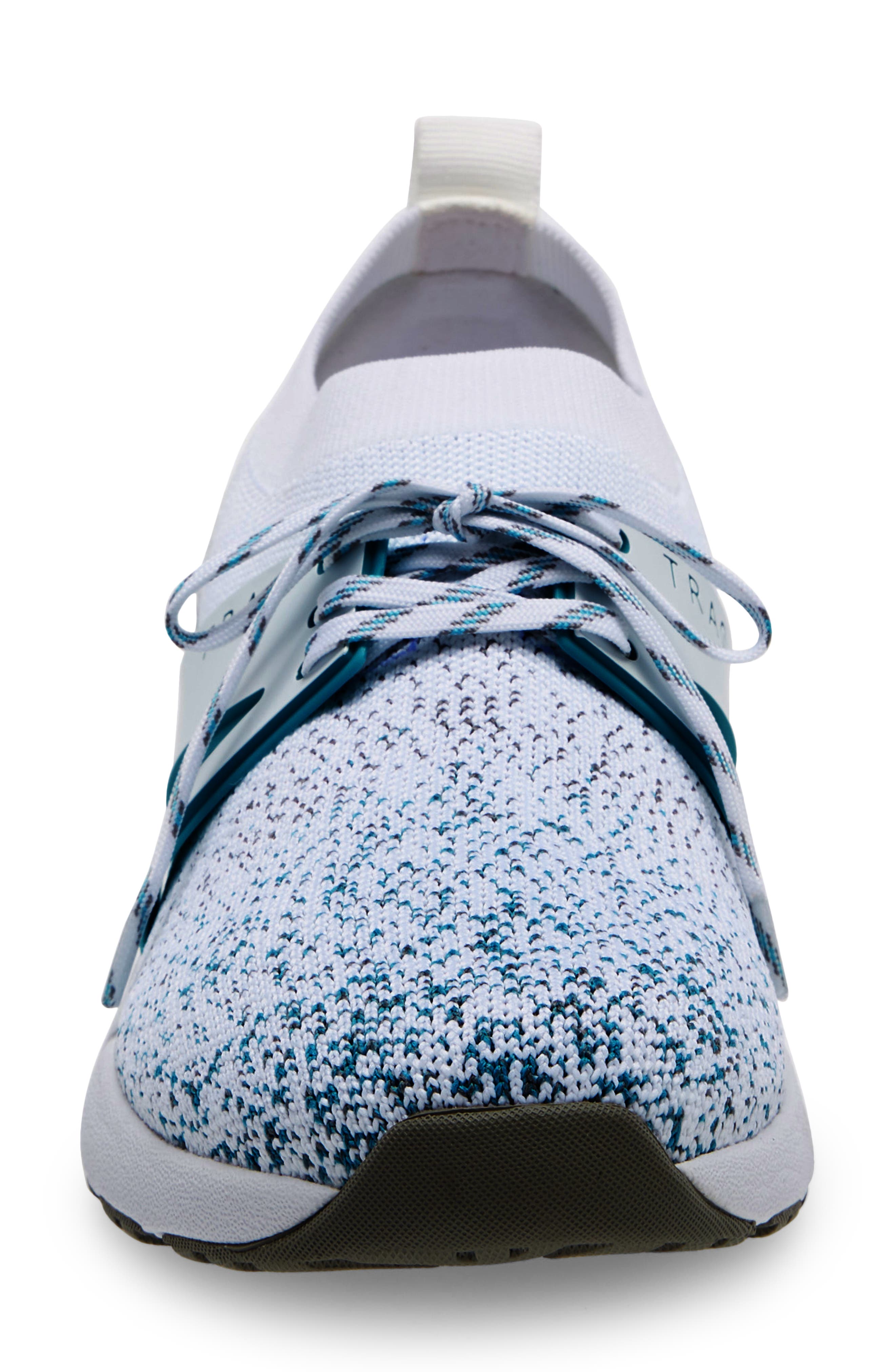 Alegria Qool Water Resistant Knit Sneaker, Alternate, color, WHITE MULTI LEATHER