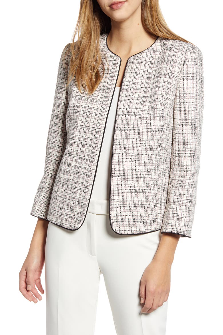Plaid Jacket, Main, color, DEVONSHIRE/ ANNE WHITE
