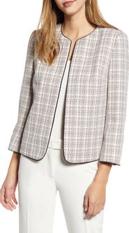 Anne Klein Plaid Jacket