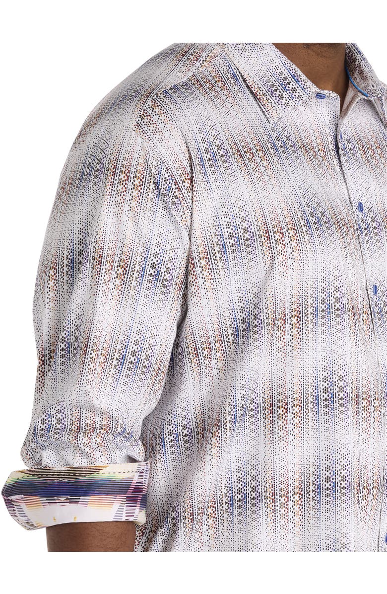 Robert Graham Big & Tall Forsyth Sport Shirt, Alternate, color, Multi