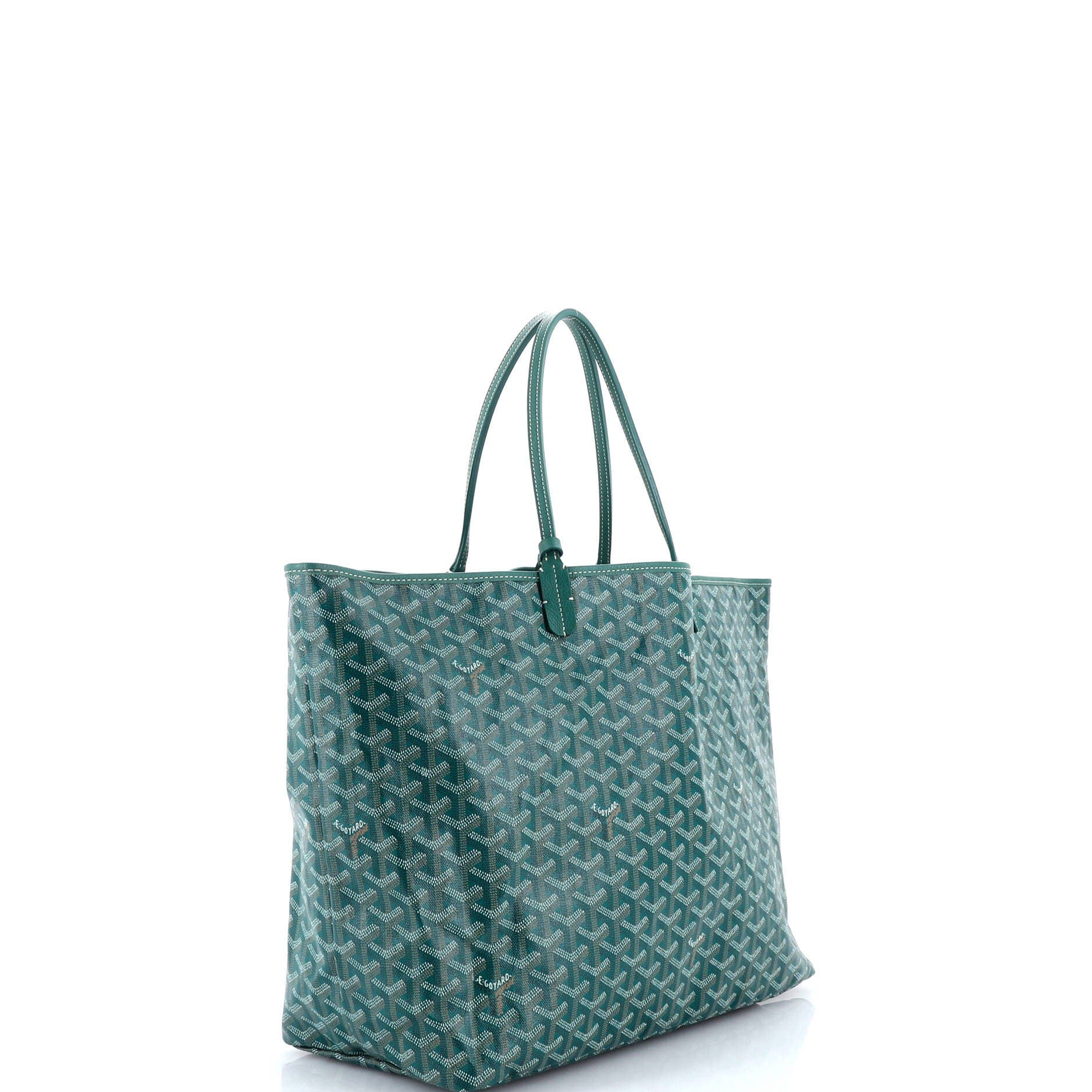 Pre-Owned Goyard Saint Louis Tote Coated Canvas GM, Alternate, color, Green