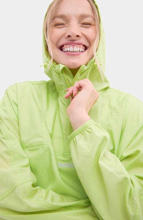 Halfdays Joyner Windbreaker Anorak In Pistachio