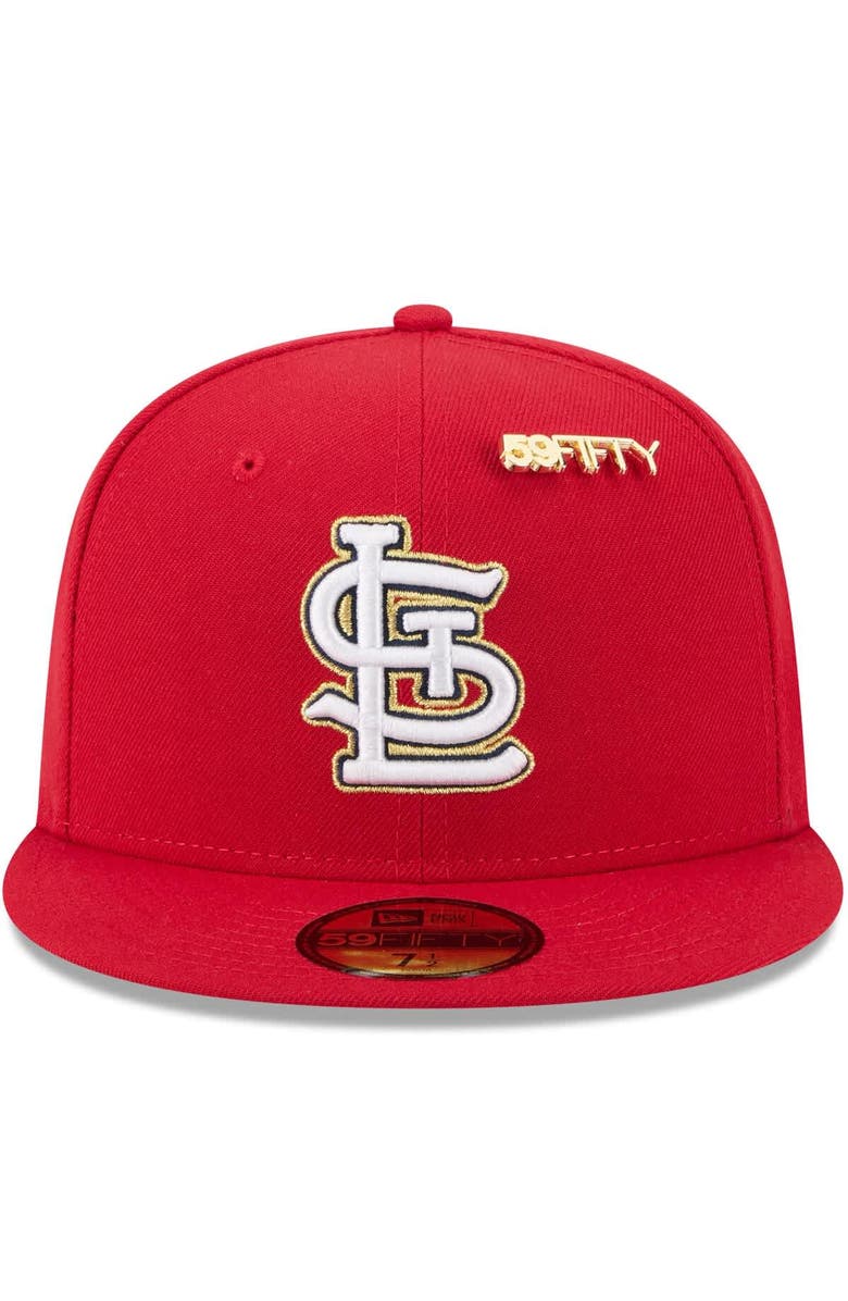 New Era Men's New Era  Red St. Louis Cardinals 2025 59FIFTY Day 59FIFTY Fitted Hat with Pins, Alternate, color, Red