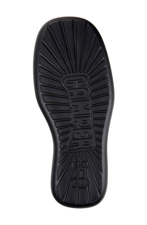 Camper Onda Leather Buckled Flat Pumps