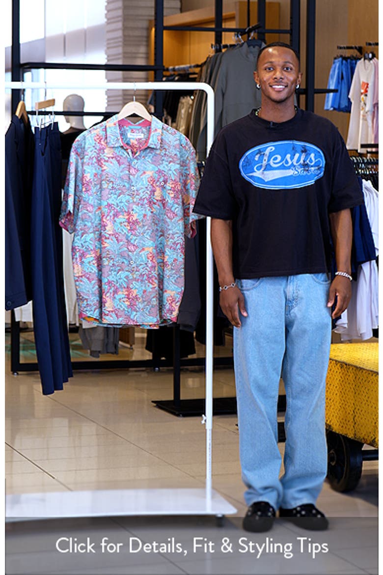 Playa Blanca Paisley Button-Up Shirt video
