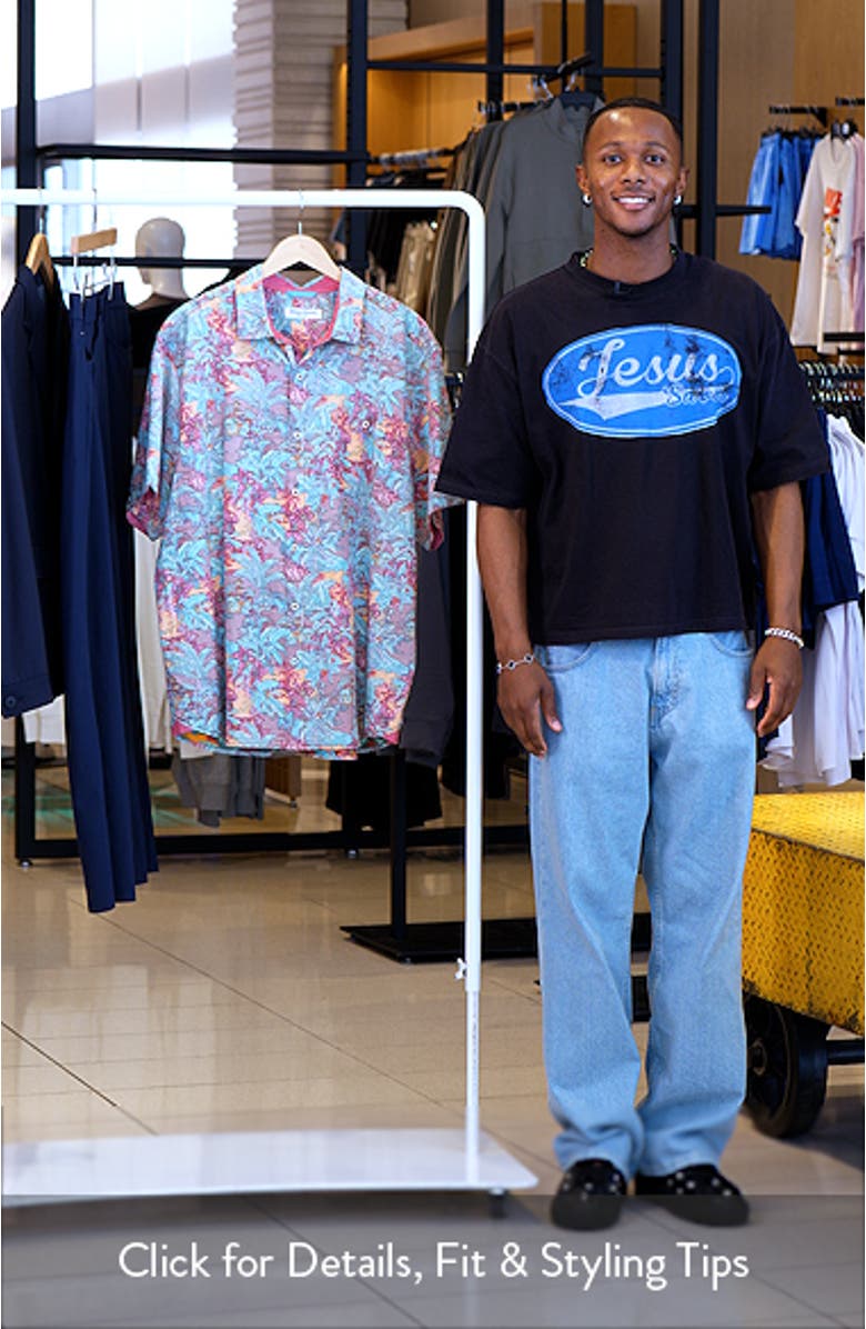 Playa Blanca Paisley Button-Up Shirt, sales video thumbnail