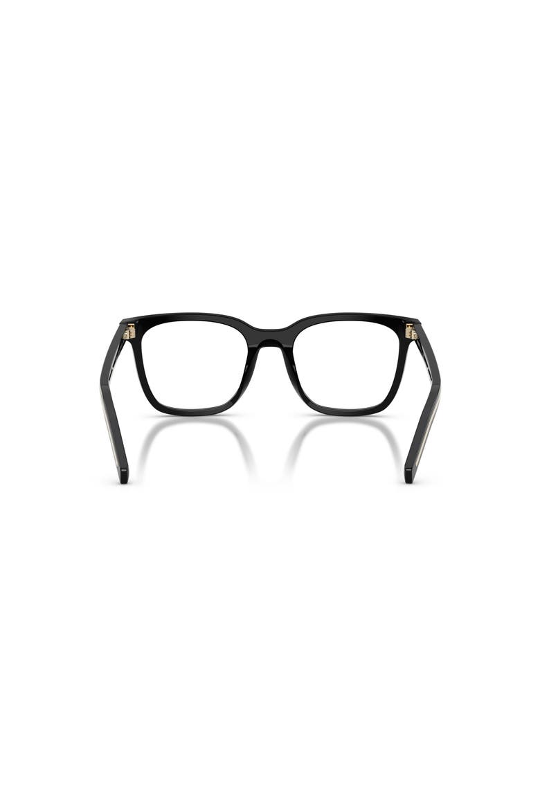 53mm Rectangle optical glasses, Alternate, color, Black