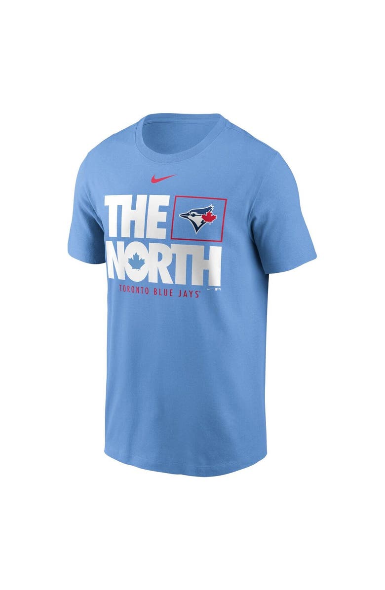 Nike Men's Nike Powder Blue Toronto Blue Jays The North Hometown T-Shirt, Alternate, color,