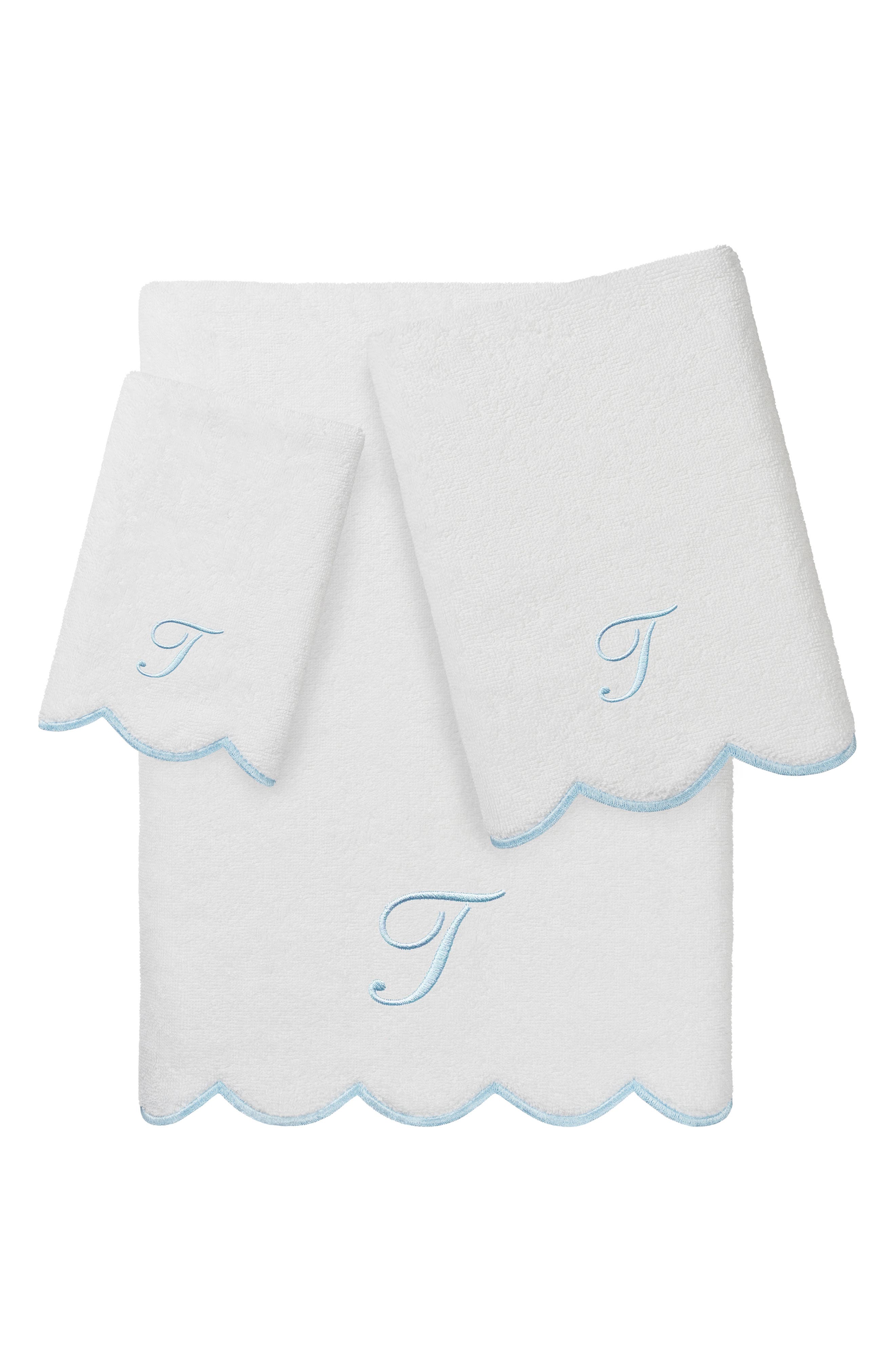 WHITE/ BLUE T