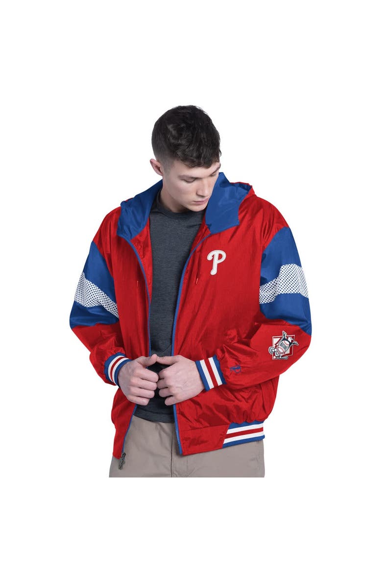 Men's Pro Player Red/Royal Philadelphia Phillies Legacy Lightweight Full-Zip Hooded Jacket, Main, color, Red