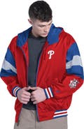 Pro Player Men's Pro Player Red/Royal Philadelphia Phillies Legacy Lightweight Full-Zip Hooded Jacket