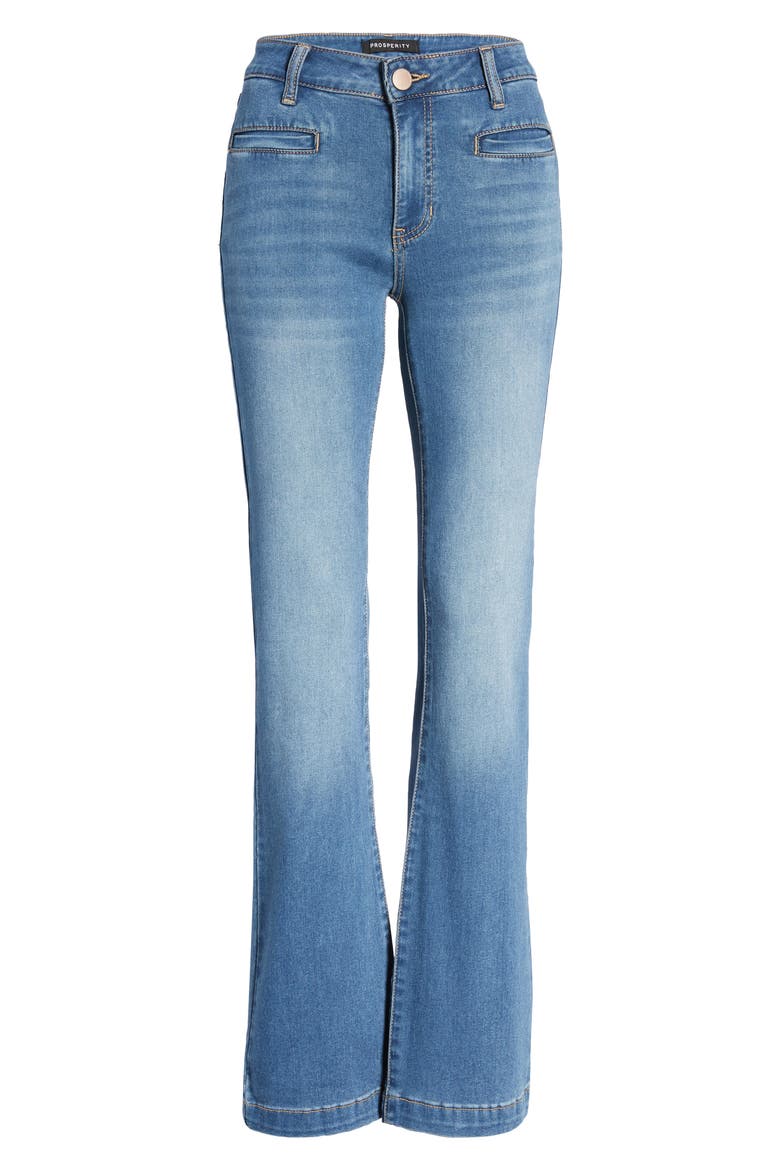Kate Flare Jeans, Alternate, color, MEDIUM WASH