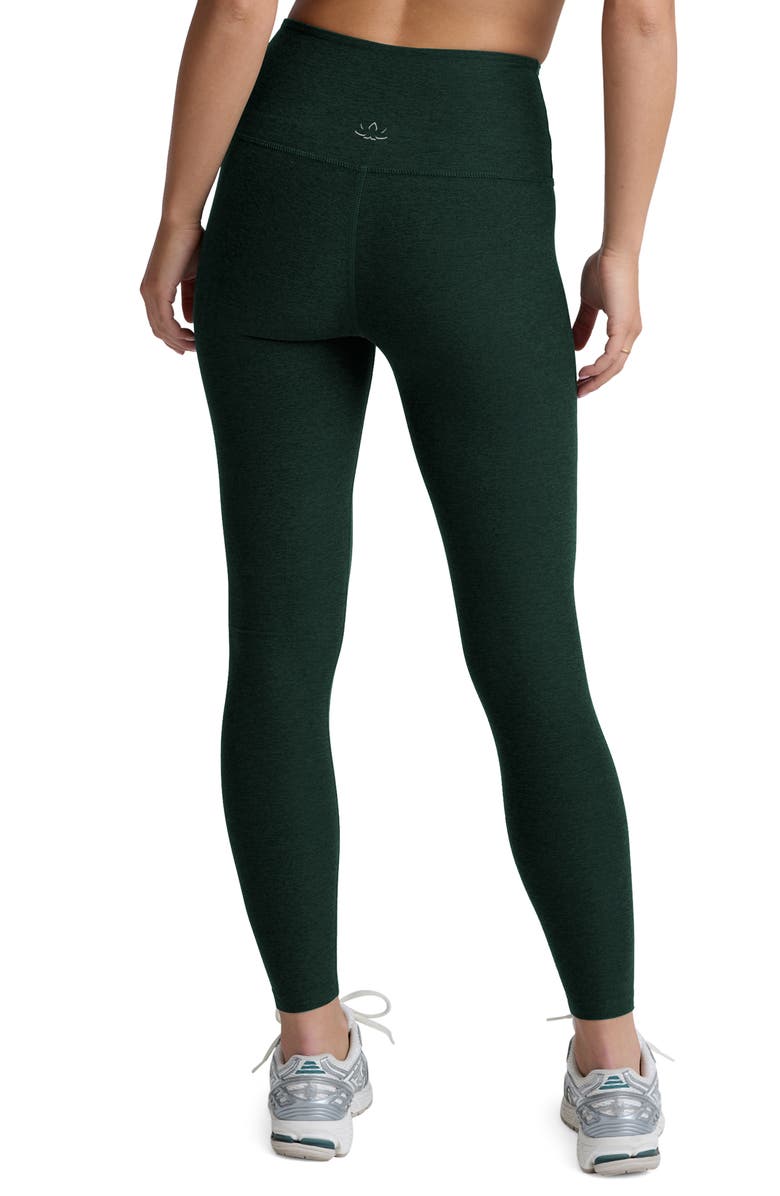 Beyond Yoga High Waisted Leggings, Alternate, color, Dark Spruce Green Heather