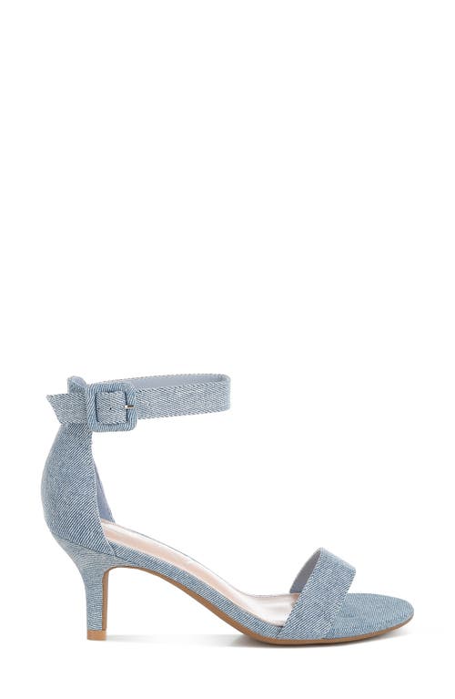 London Rag Ozula Ankle Strap Sandal In Denim