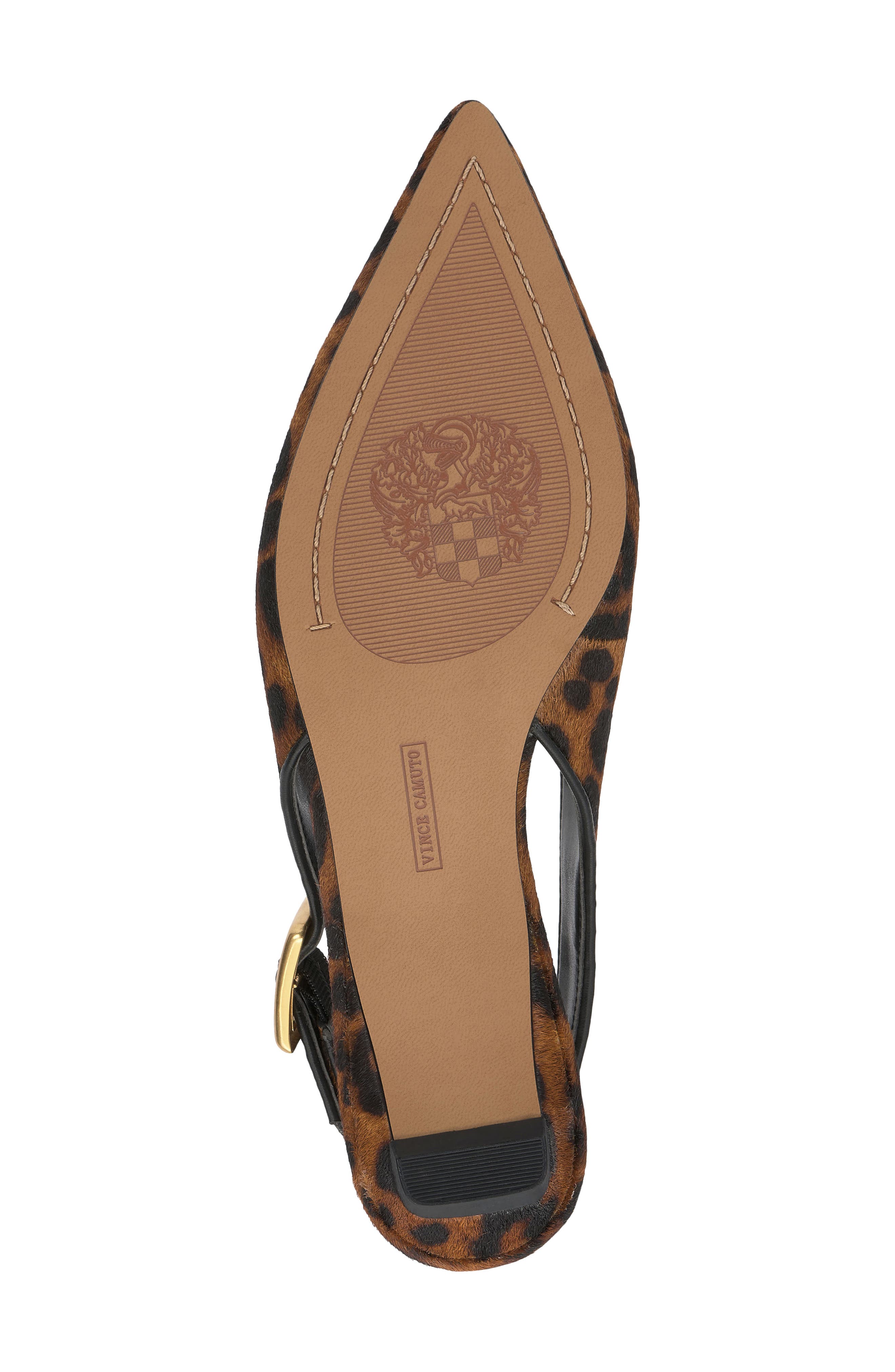 Vince Camuto Valther Genuine Calf Hair Pointed Toe Flat, Alternate, color, 